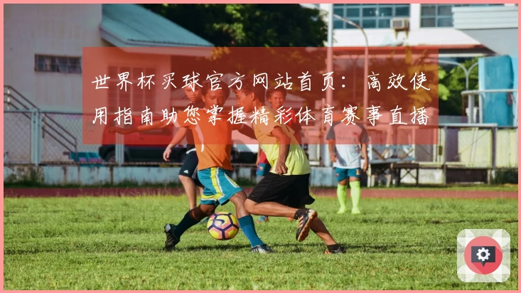 世界杯买球官方网站首页：高效使用指南助您掌握精彩体育赛事直播入口